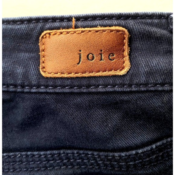 Joie Womens Park Skinny Pants 29 Navy Blue Utility Cargo Lyocell Blend Calf Zips - Picture 5 of 16